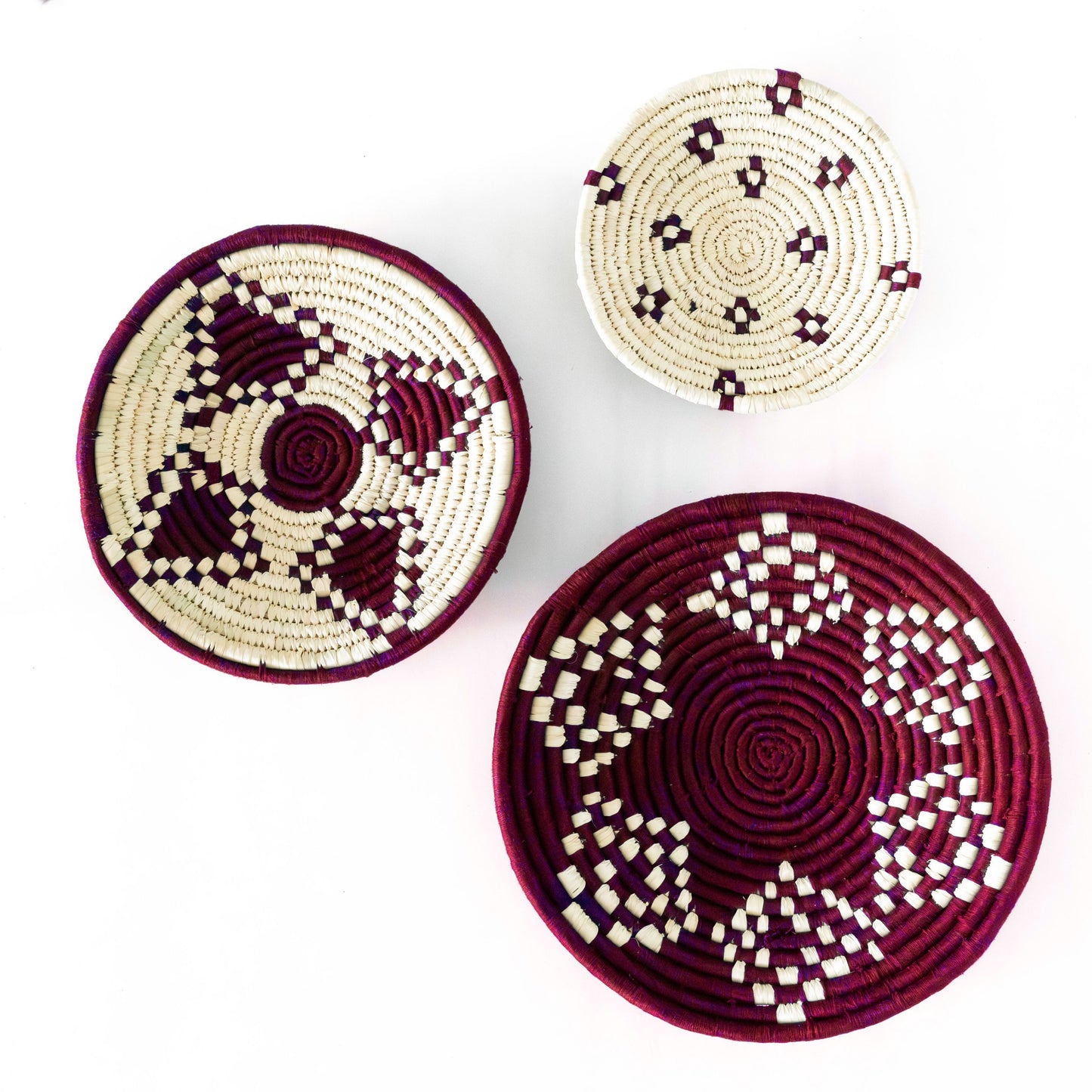 Wall-Basket-Maroon-For-Home-Decor