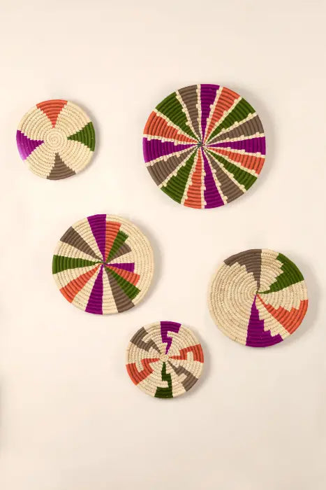 handmade-maroon-brown-orange-green-wall-decor