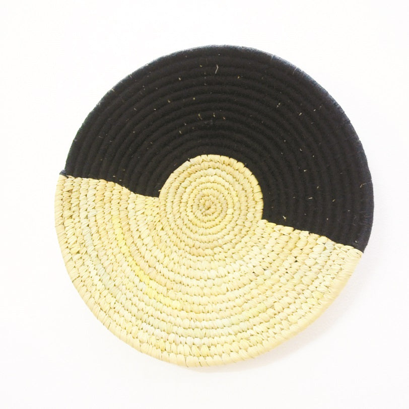 Two-Tone Woven Wall Basket - Home Decor | KalaGhar