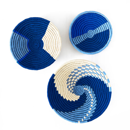 Handmade-Bright-Blue-Sabai-Grass-Wall-Decor