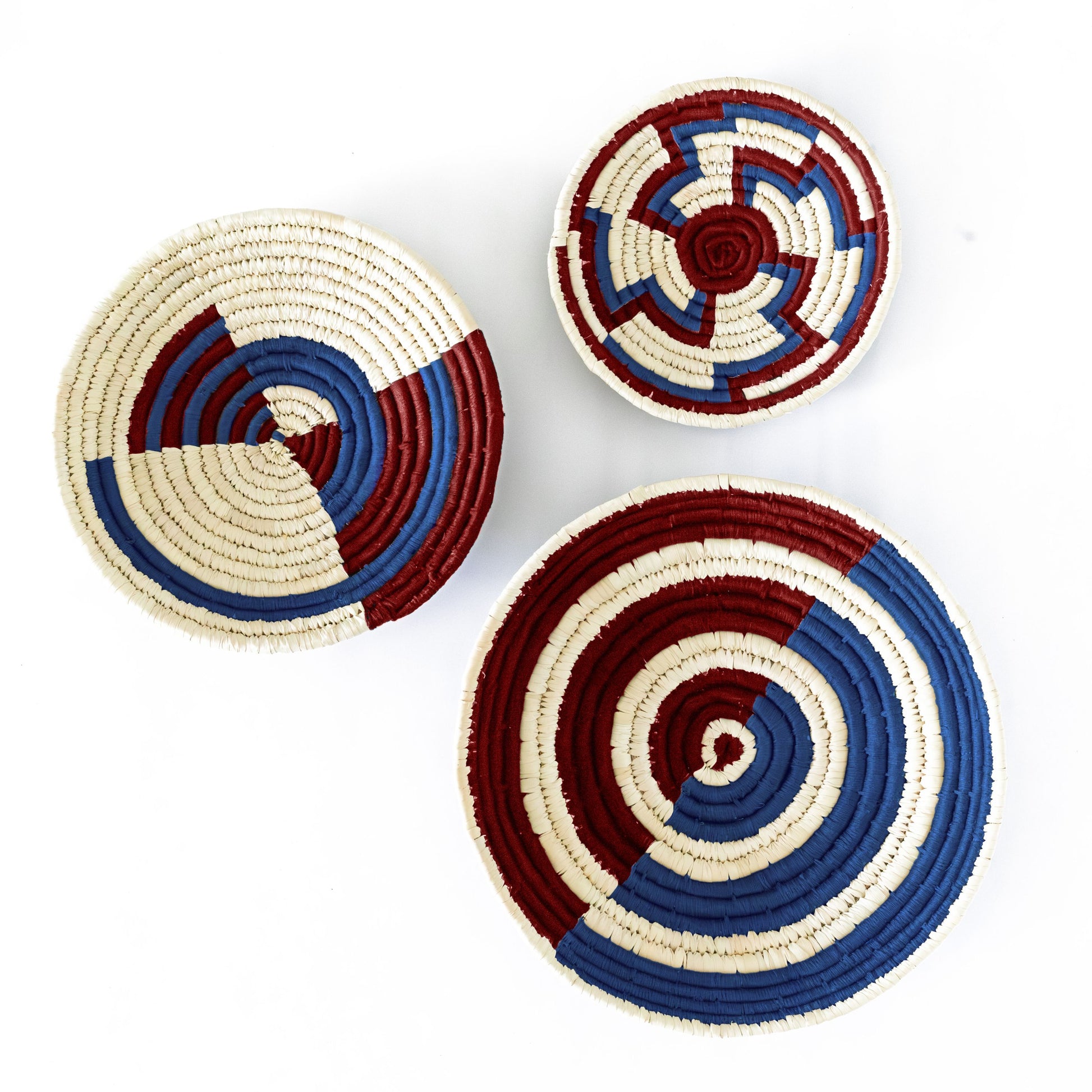 Woven Solo Monochrome Set of 3 Wall Hanging