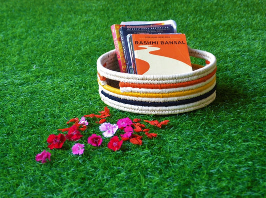 Tray Basket - Patterned Completely Handmade