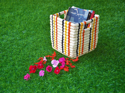 Patterned storage Basket