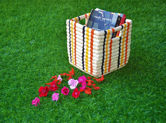 Patterned storage Basket