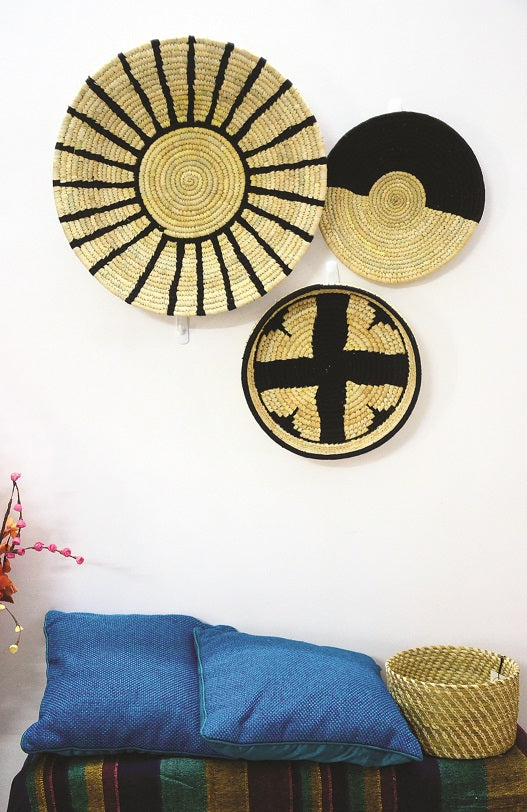 Wall-Basket-Classic-Monochrome-Woven-Home Decor